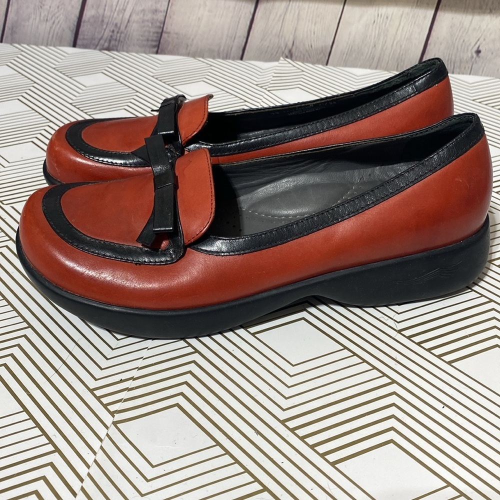 Dansko shoes dark orange